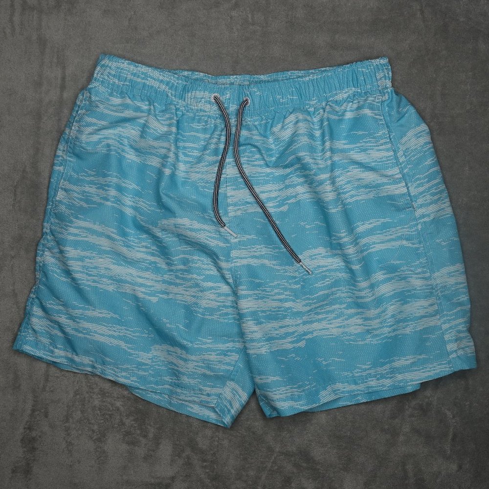Boardies Swim Trunks Men's L Blue White